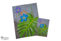 Hawaiian Inspired Flowers and Leaf (Print)