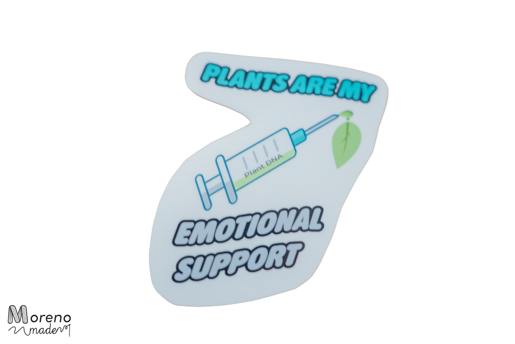 "Plants are my Emotional Support" Sticker
