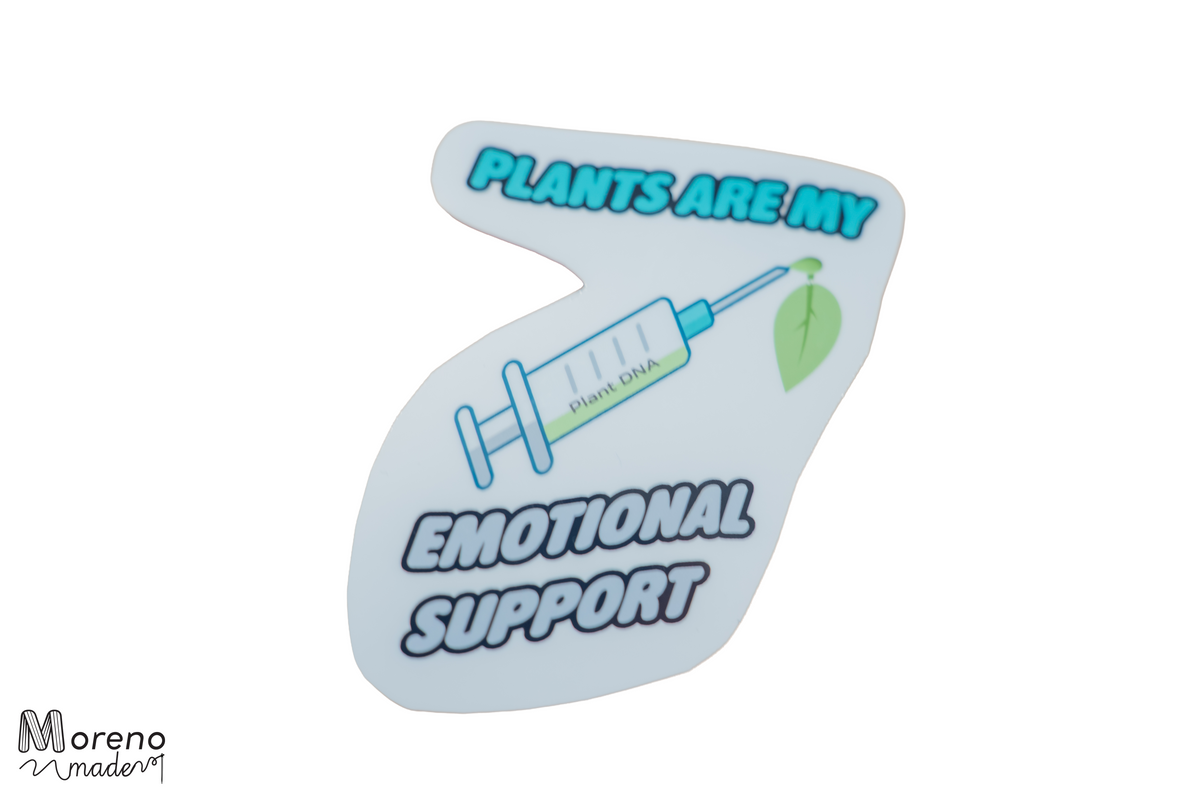 "Plants are my Emotional Support" Sticker