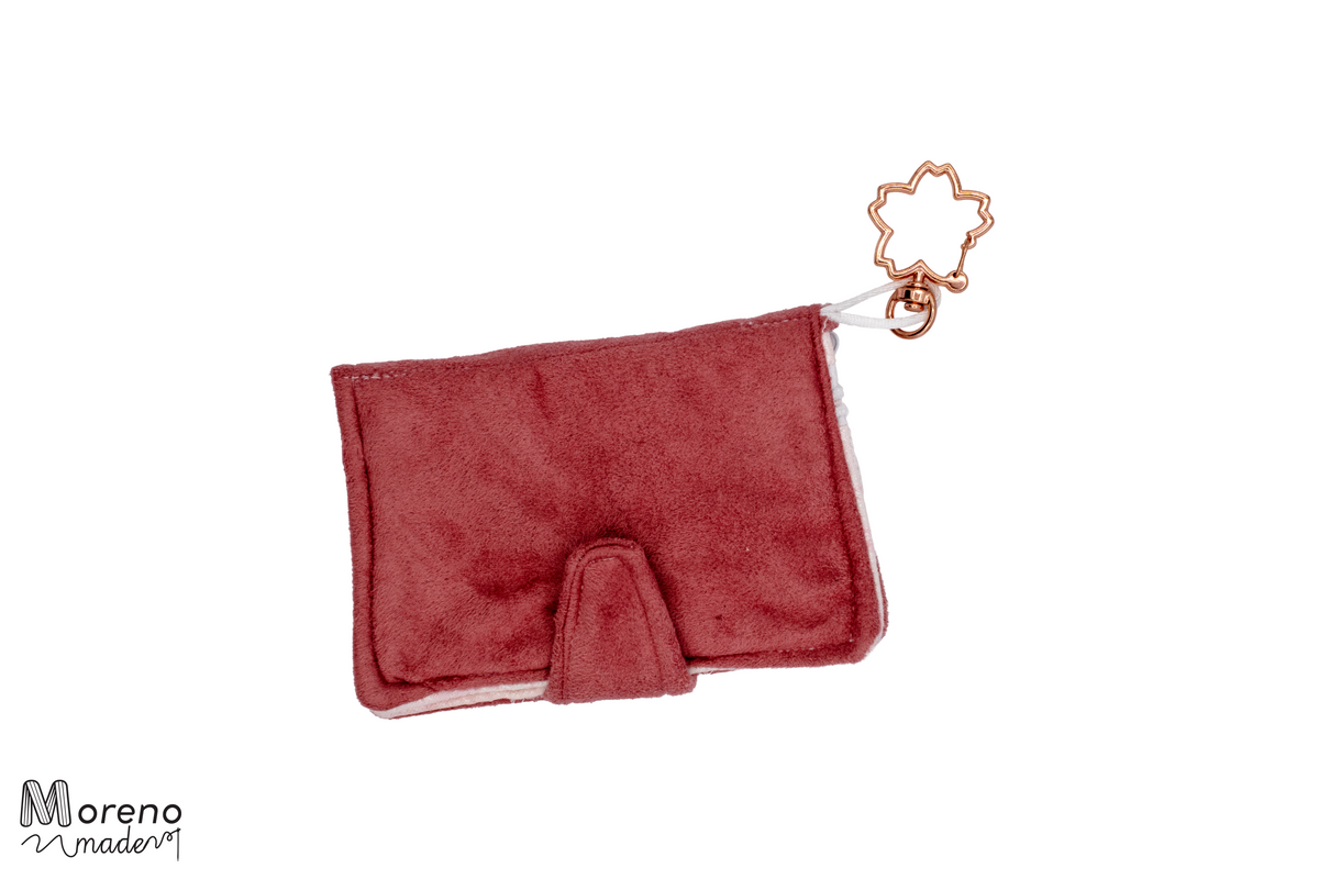 Pink Velvet-Like Wallet